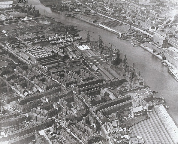 Fairfields shipyard taken in 1930 / Bob Shaw private collection