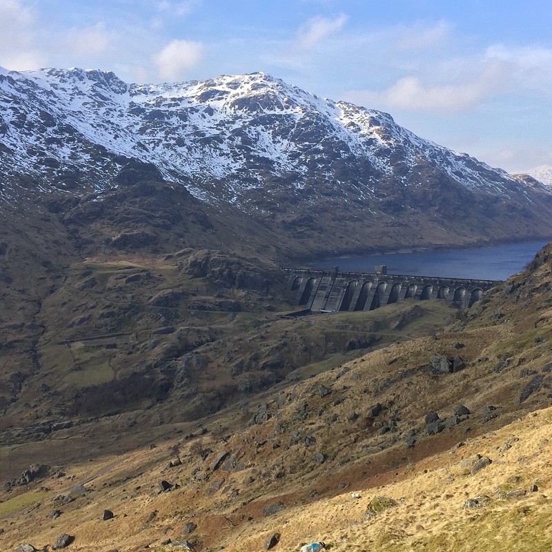 Hydro scheme in the mountains, Scotland/ Declan Macdonald private collection